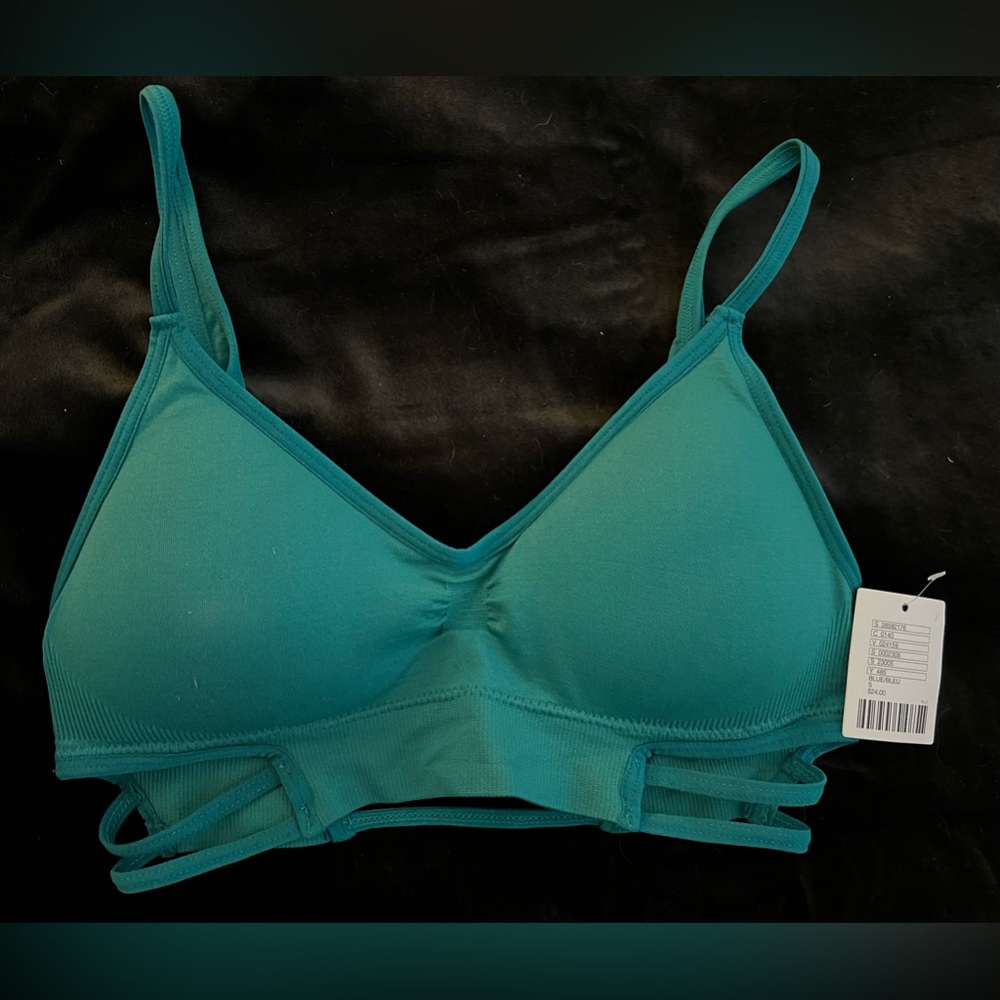 Urban Outfitters Teal Strappy Bra Top